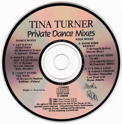 Tina Turner - Private Dance Mixes-cd
